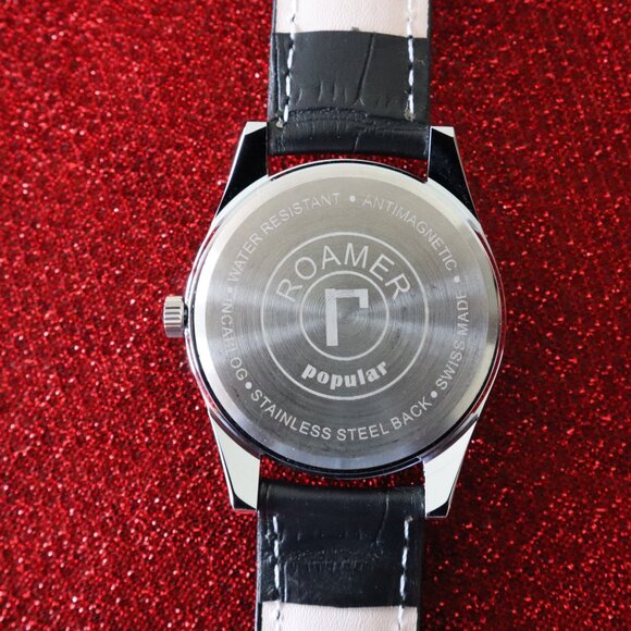 Vintage Roamer Swiss-made, professionally refurbished: 17‑jewel Manual Wind - Picture 7 of 7